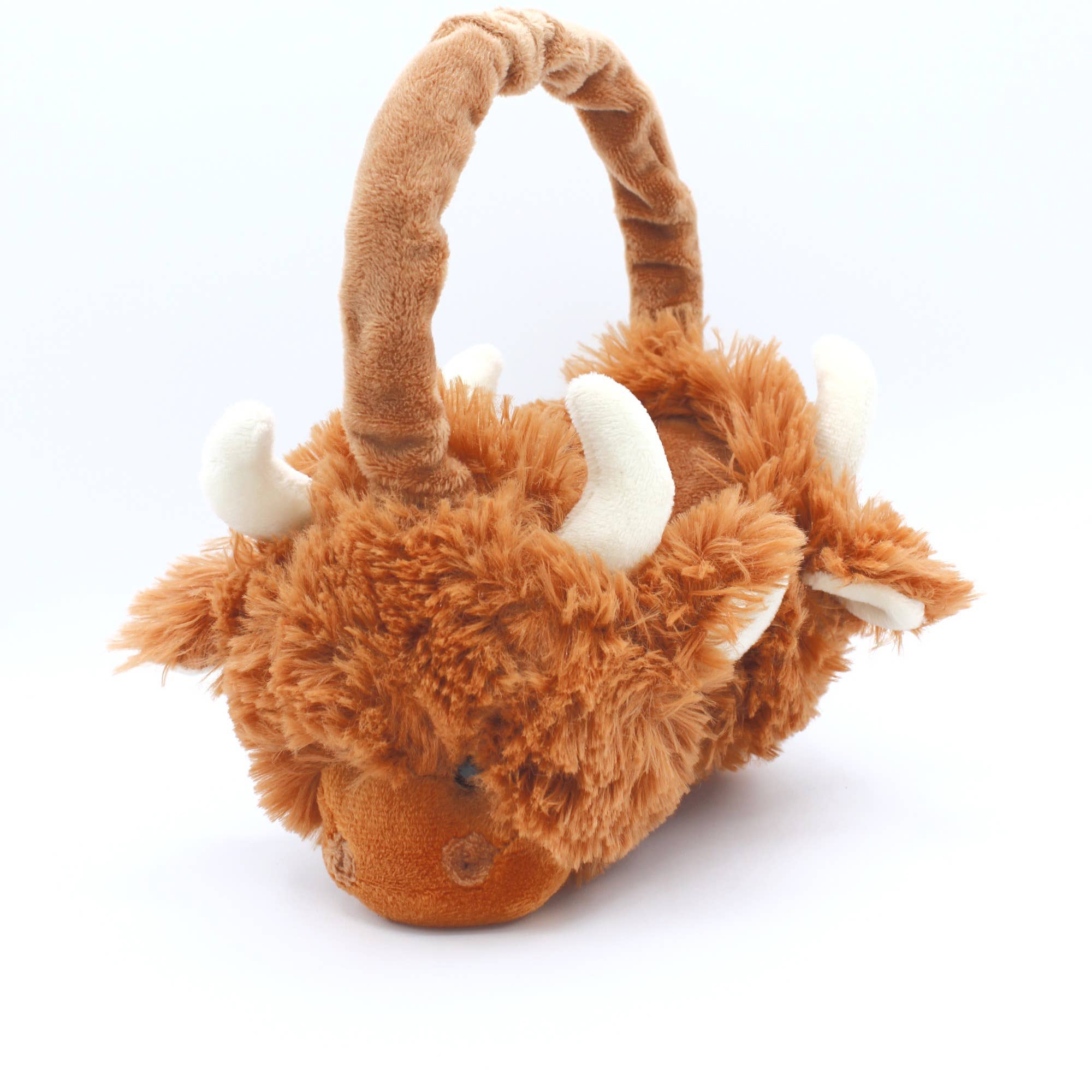 Highland Cow Ear Muffs Brown