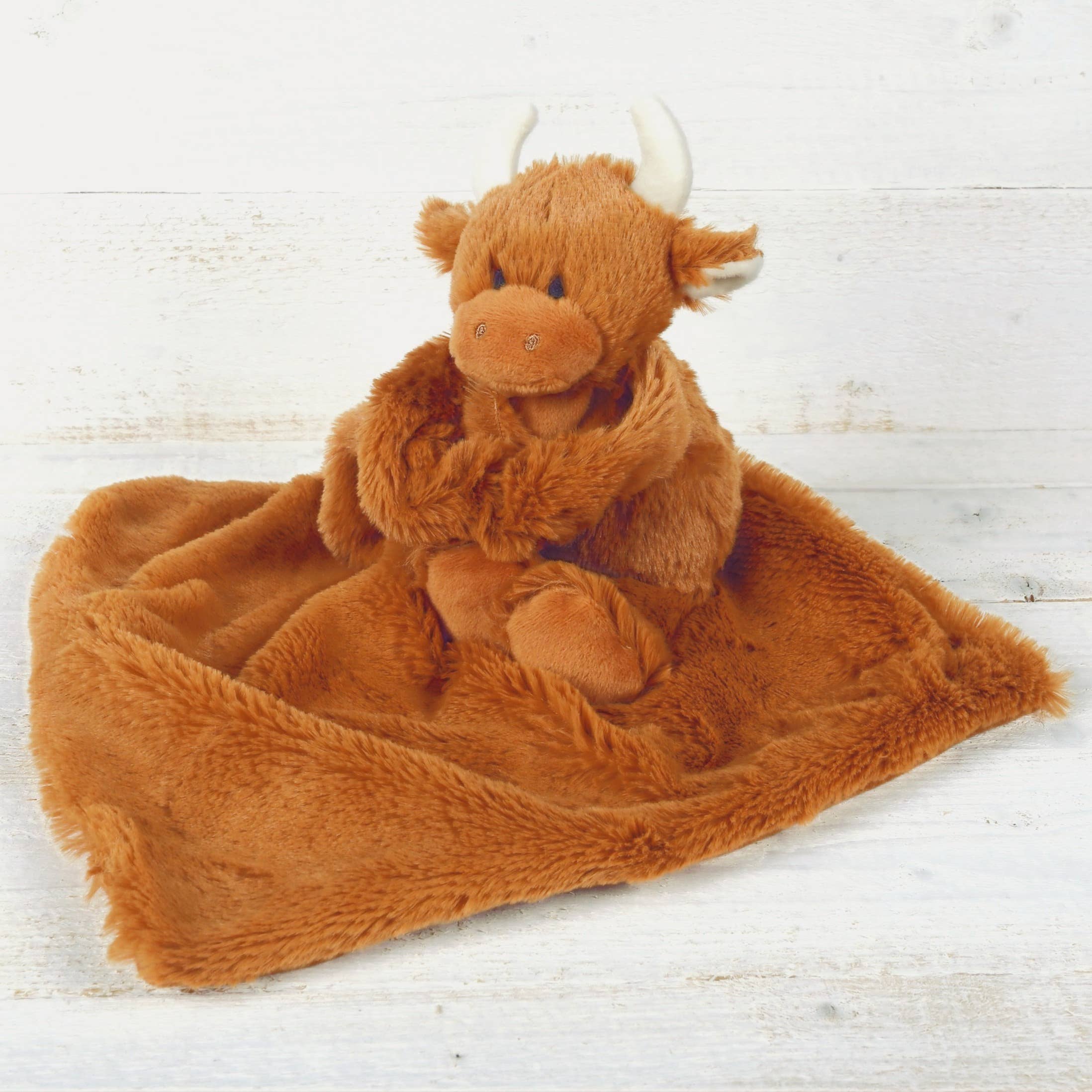Scottish Highland Cow Toy Baby Soother