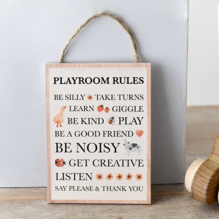 PLAYROOM RULES