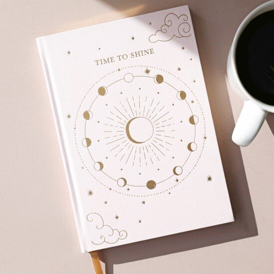 TIME TO SHINE FABRIC NOTEBOOK