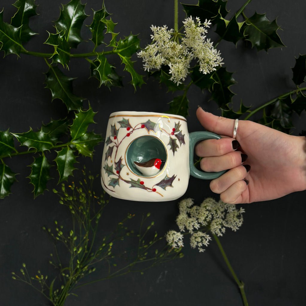 SECRET GARDEN ROBIN MUG