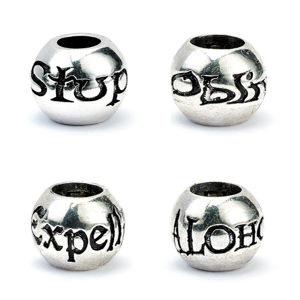 Harry Potter Silver Plated Spell Bead Charm Set