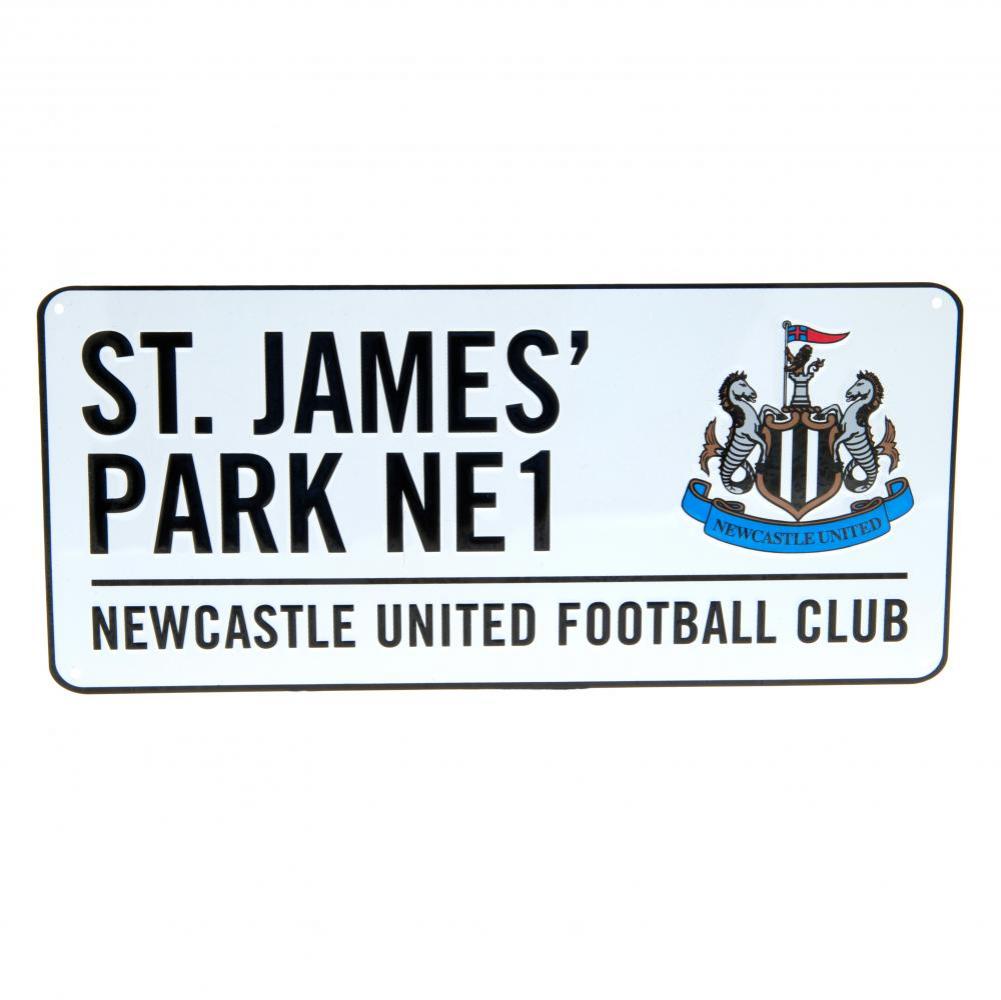 Newcastle United FC Large Crest Street Sign