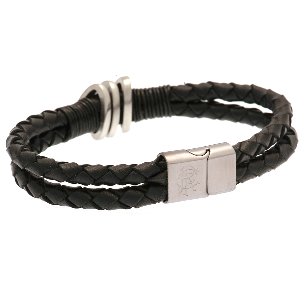 Rangers FC Leather Bracelet