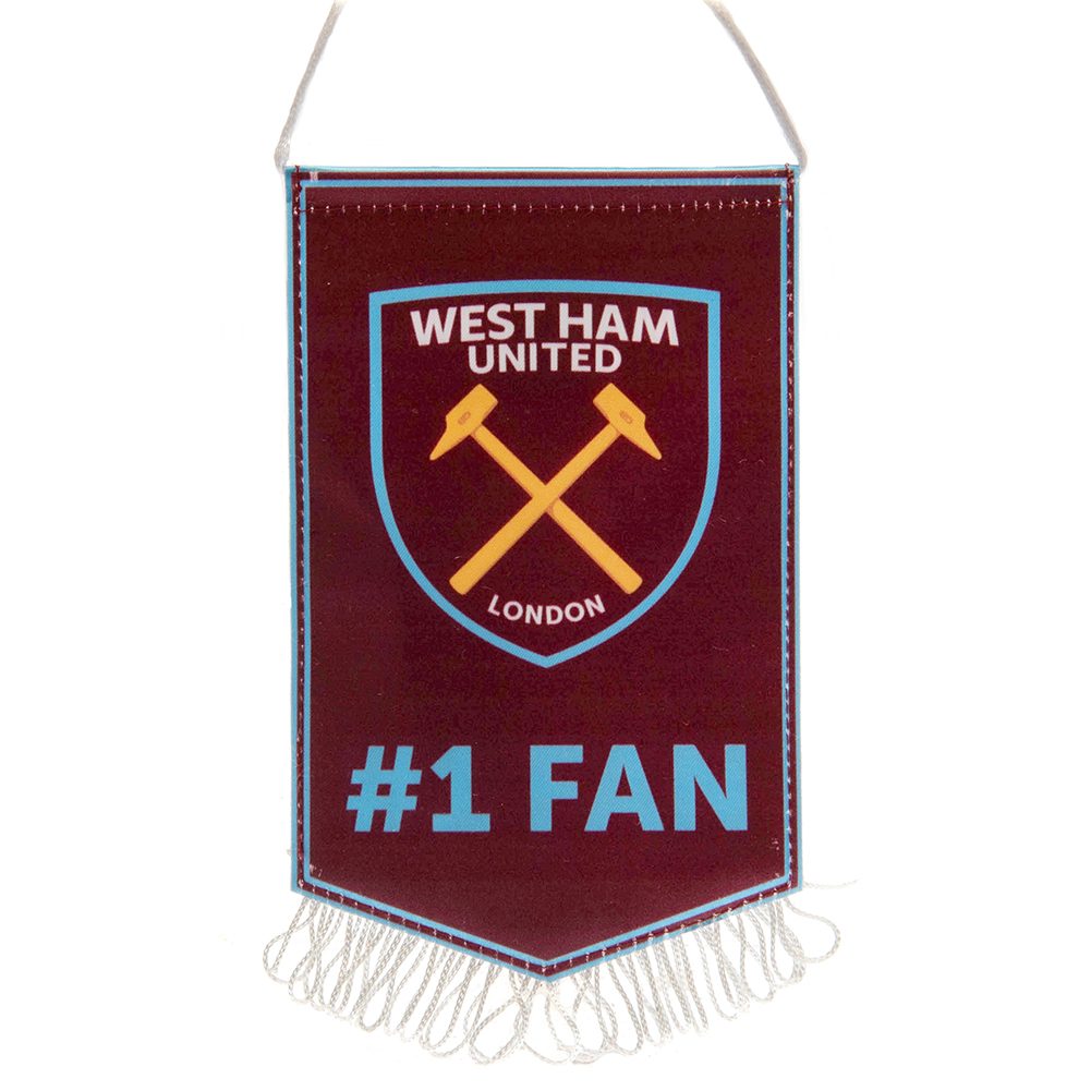 West Ham United FC No.1 Fan Mini Pennant