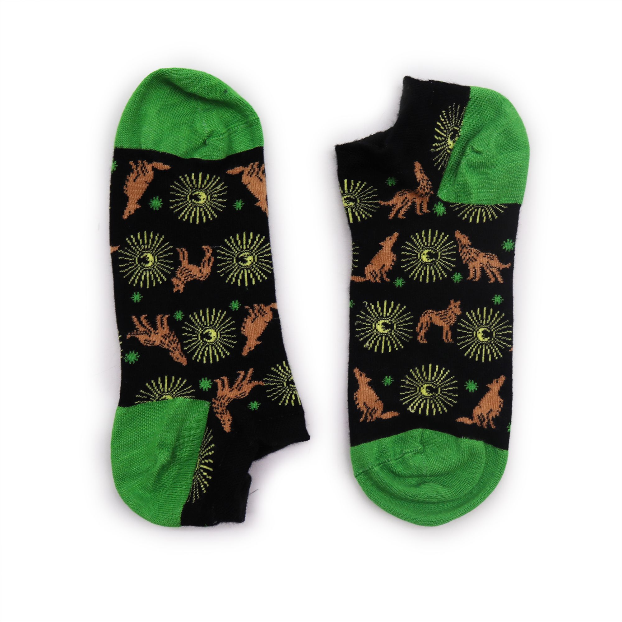 S/M Hop Hare Bamboo Socks Low (3.5-6.5) - Moonlight Wolfs - Image 3