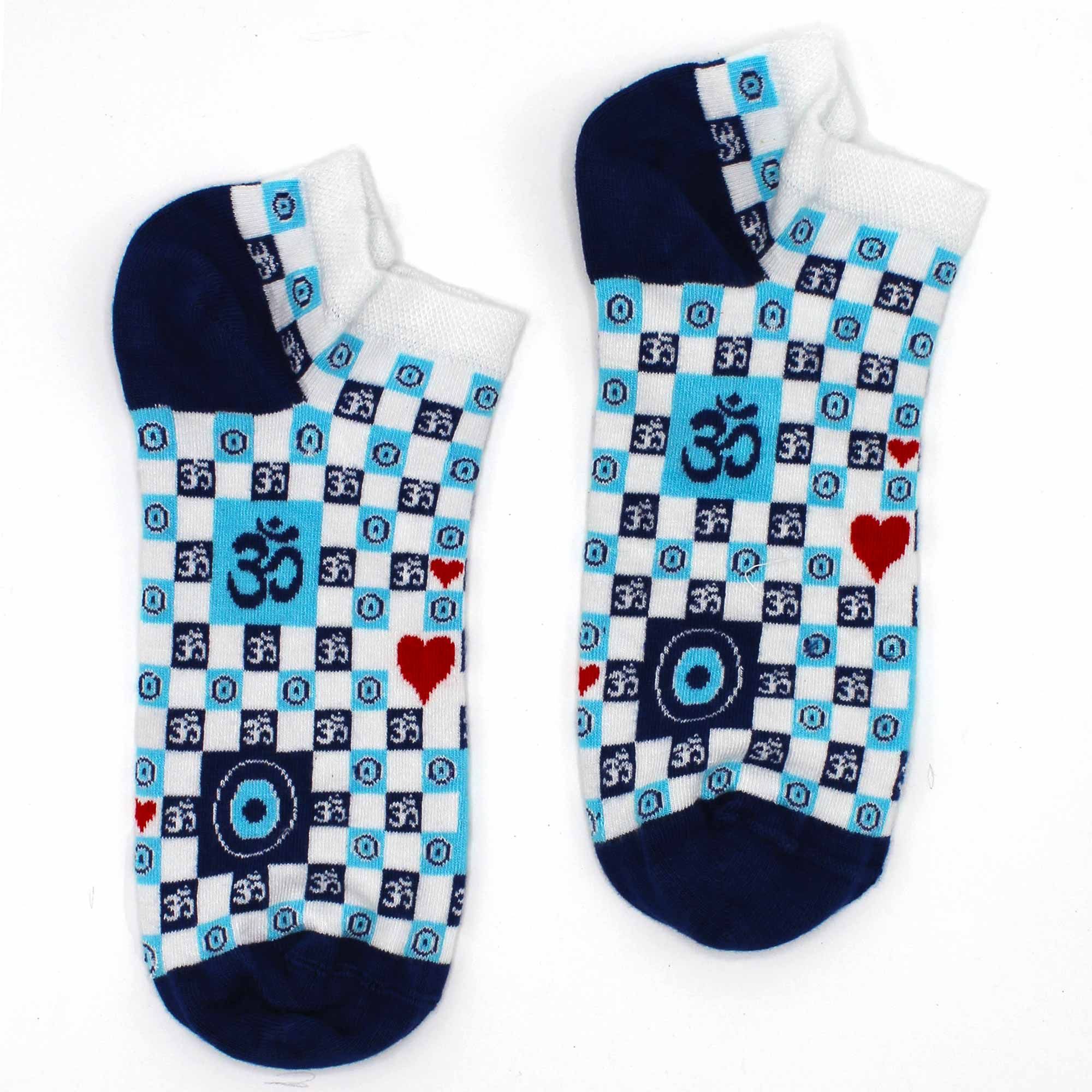 S/M Hop Hare Bamboo Socks Low (3.5-6.5) - Ohm Evil Eye - Image 2