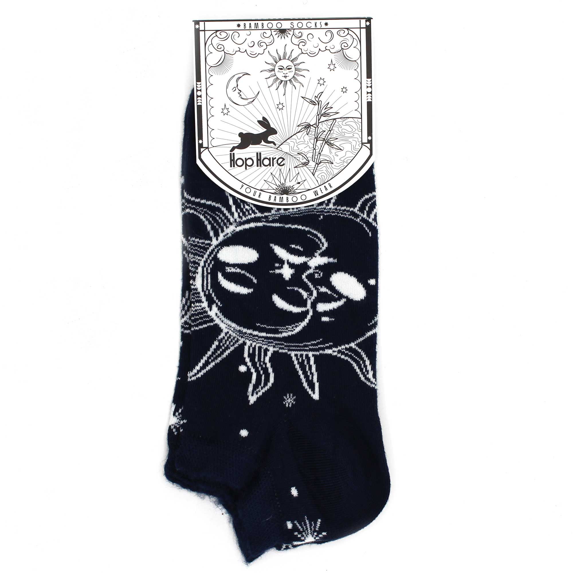 S/M Hop Hare Bamboo Socks Low (3.5-6.5) - Sun and Moon - Image 3