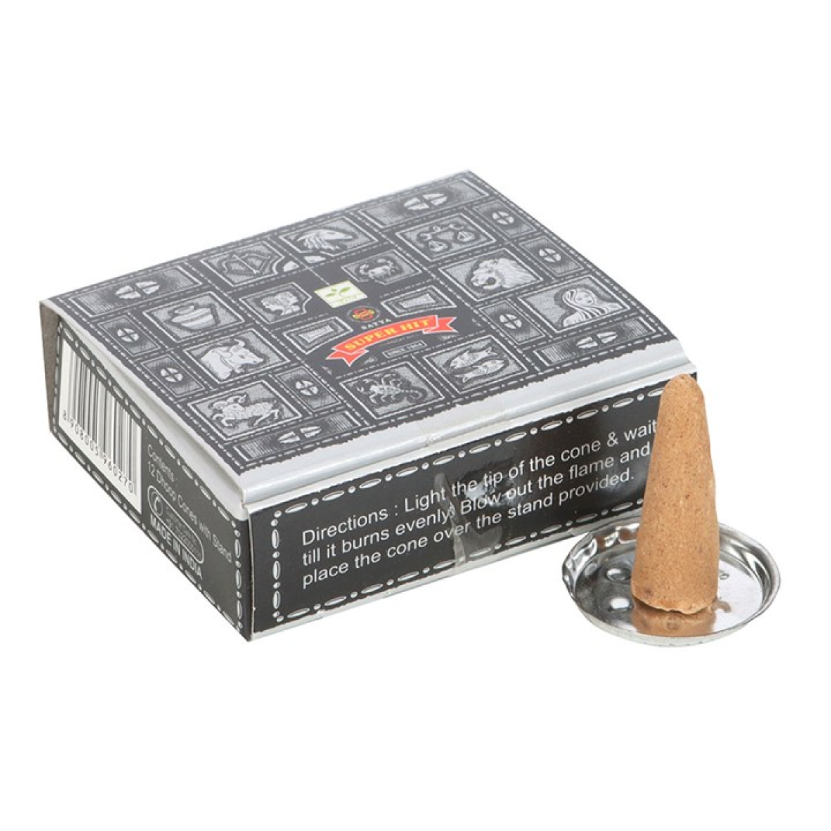 Set of 12 Super Hit Dhoop Cones by Satya (6/30) - Image 2