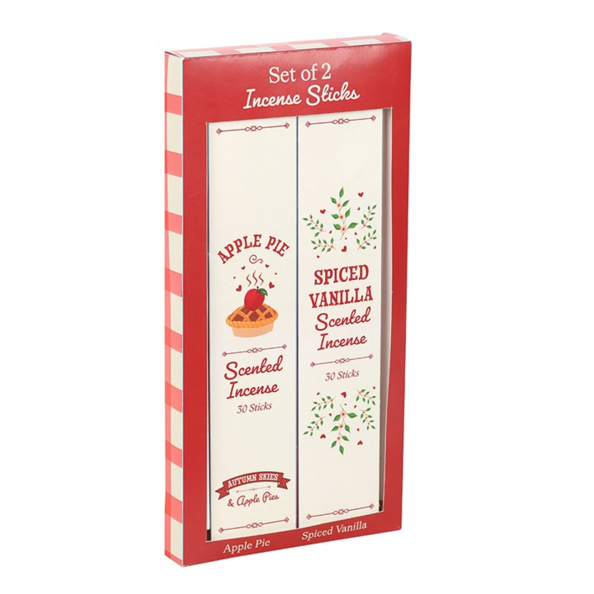 Set of 2 Apple Pie and Spiced Vanilla Incense Stick Packs - Image 3