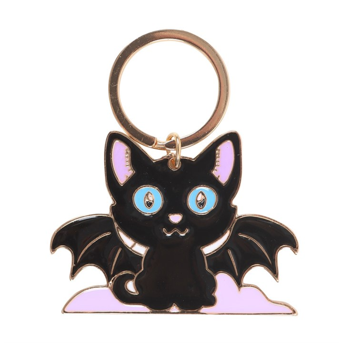 In My Witch Era Bat Cat Enamel Keyring - Image 3