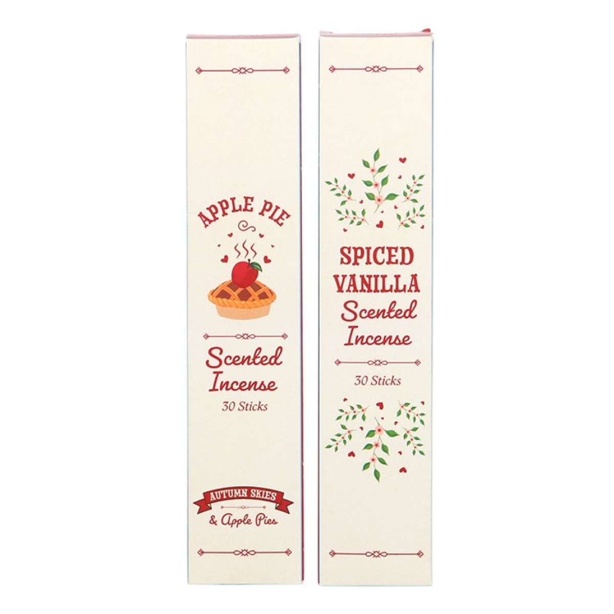 Set of 2 Apple Pie and Spiced Vanilla Incense Stick Packs - Image 4
