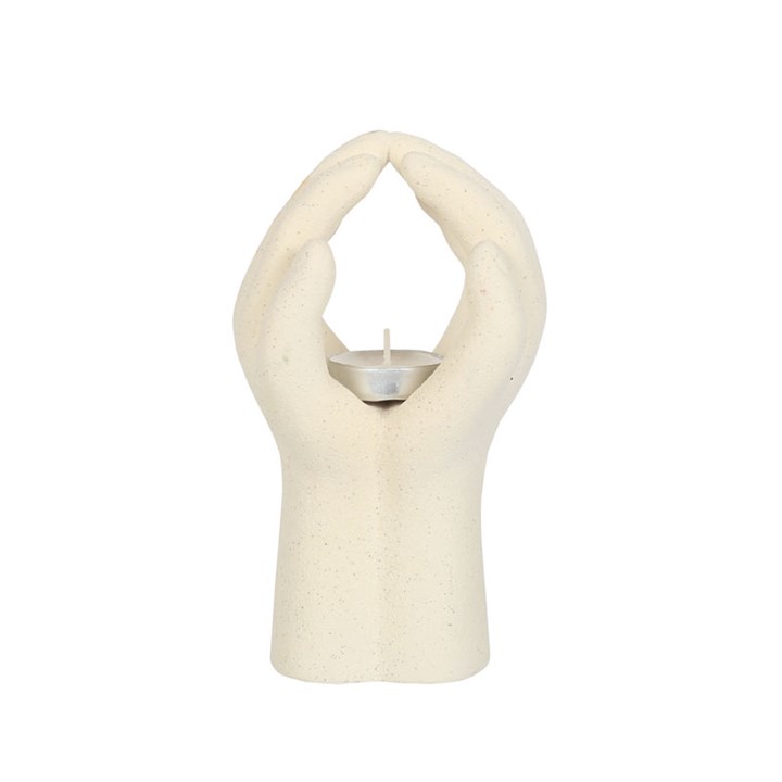 Praying Hands Tealight Holder - Image 2