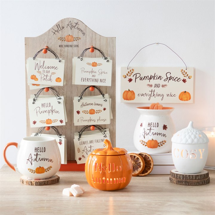 20cm Pumpkin Spice Hanging Sign - Image 4
