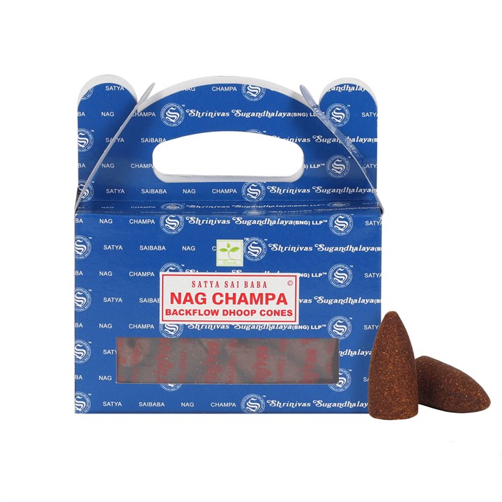 Set of 6 Nag Champa Backflow Dhoop Cones by Satya (6/30) - Image 2