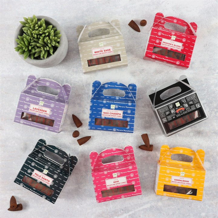 Set of 6 Nag Champa Backflow Dhoop Cones by Satya (6/30) - Image 5