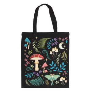 *Dark Forest Print Polycotton Tote Bag (6/24)
