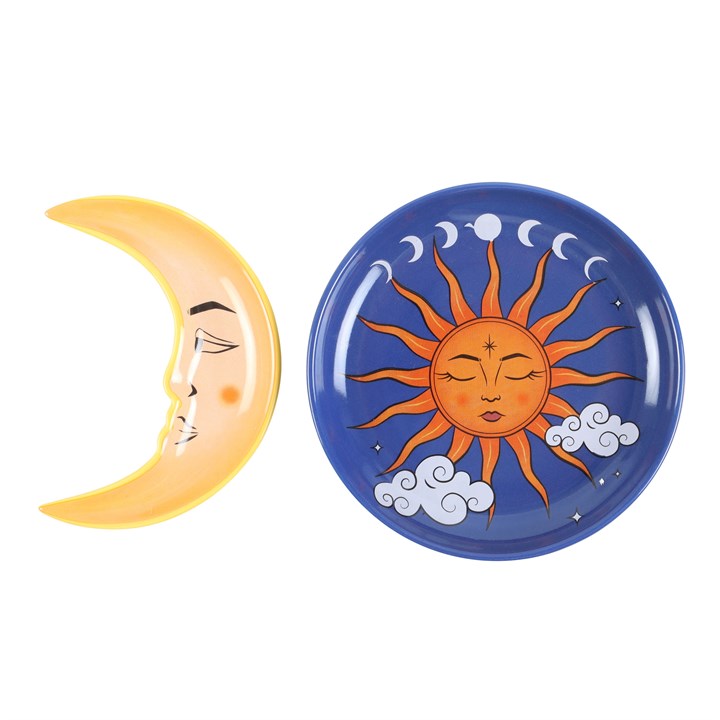 *Sun & Moon Celestial Stacking Ceramic Trinket Dish (18/36) - Image 2