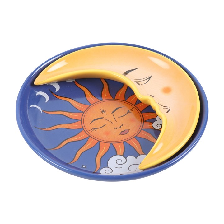 *Sun & Moon Celestial Stacking Ceramic Trinket Dish (18/36) - Image 3