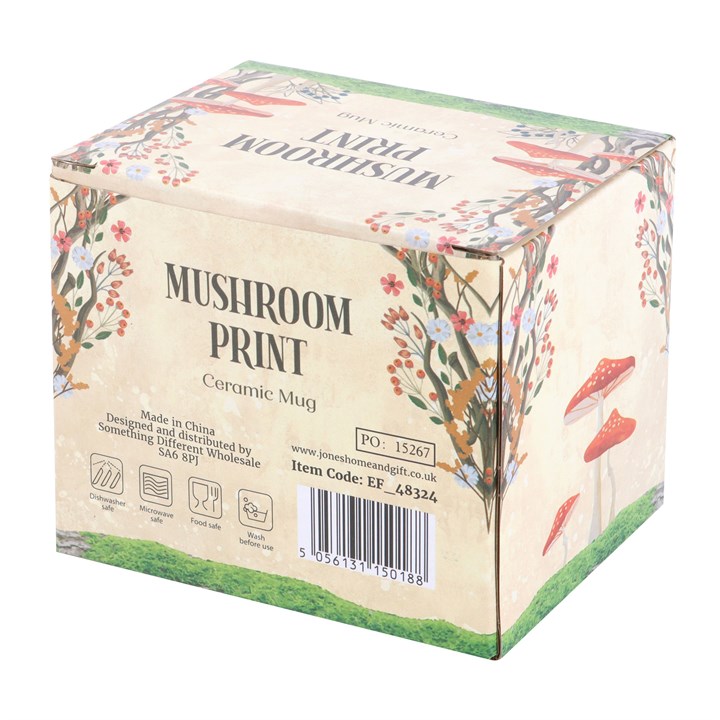 All Over Mushroom Print Mug - Image 5