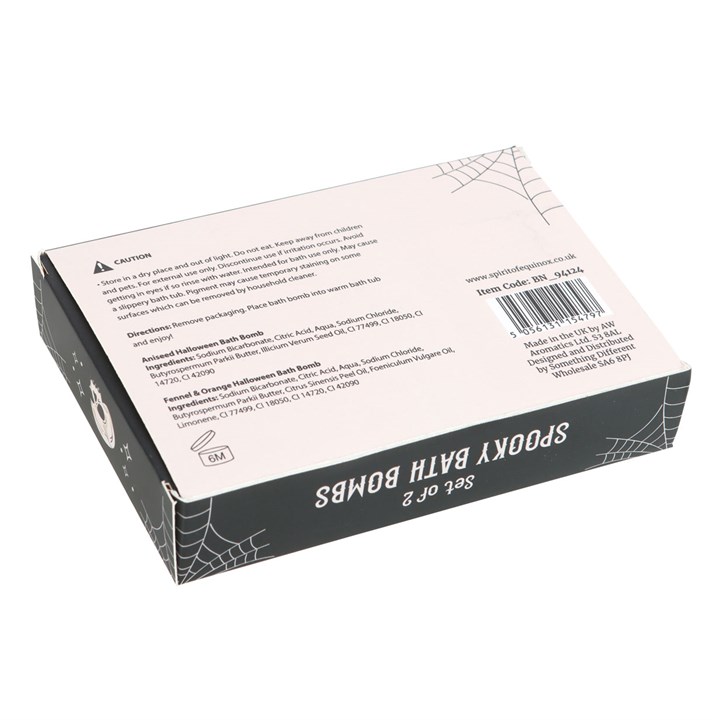 Set of 2 Spooky Aniseed, Fennel & Orange Bath Bombs - Image 3