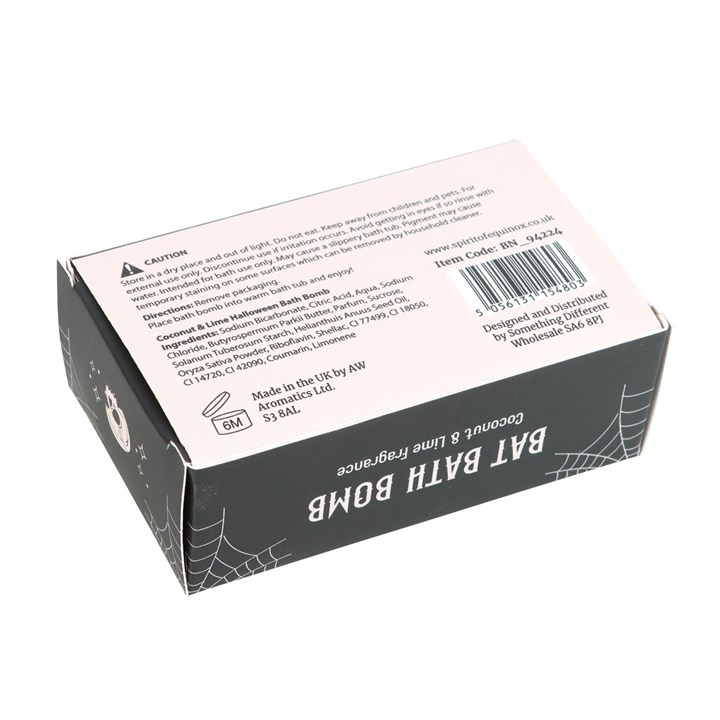 Bat Shaped Coconut & Lime Bath Bomb - Image 3