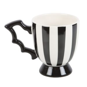 *Striped Ceramic Teacup (12/36)