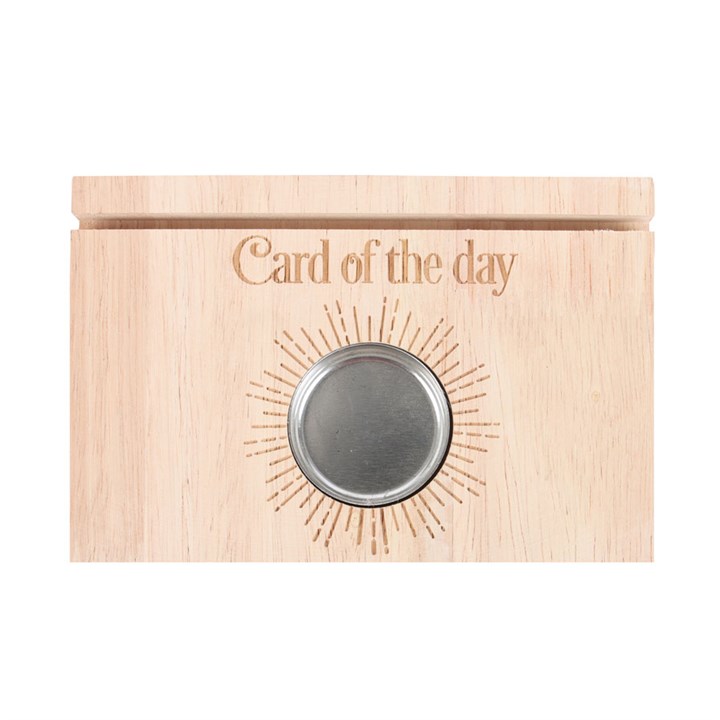 Natural Card of the Day Tarot Card Stand Tealight Holder - Image 4