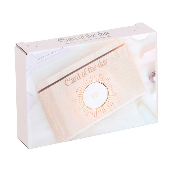 Natural Card of the Day Tarot Card Stand Tealight Holder - Image 5