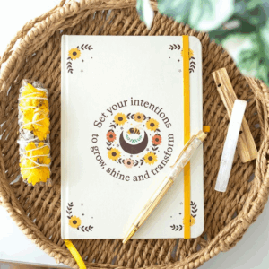 Set Your Intentions Journal with Citrine Pen