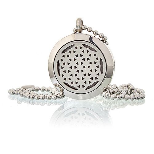 Aromatherapy Diffuser Necklace - Flower of Life 25mm - Image 2