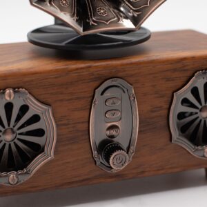 Retro Mini Double Gramophone Speaker - Bluetooth - 5.4 watt x 2