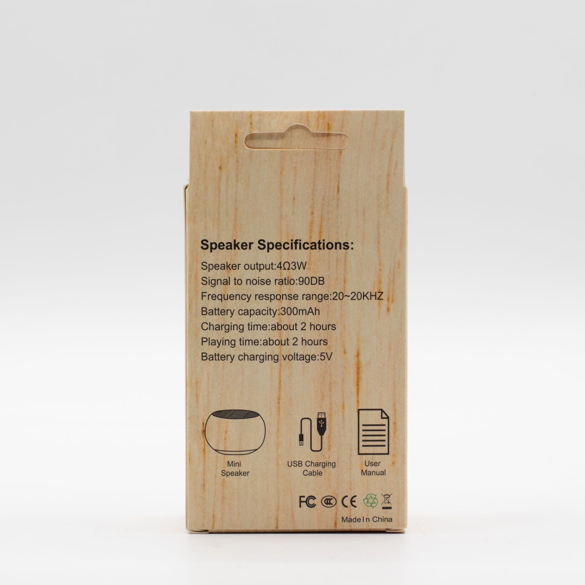 Wooden Mandela Effect Mini Speaker - Image 5