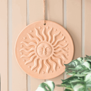 Terracotta Sun Plaque